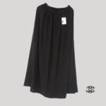 Jupe longue noir évasée Wool Peach El Bassira (Ju WP black)