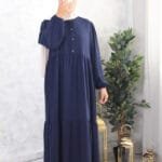 abaya évasée jazz Kellya by El Bassira Nuva (Nuva Jazz)