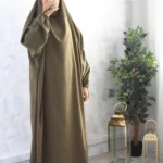 jilbab 1 pièce soie de médine El Bassira (A1 Soie de Médine)