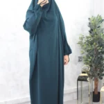 jilbab 1 pièce wool peach El Bassira (A1 WP)