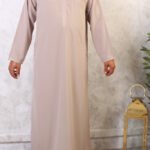 qamis émirati beige 178 manches longues (El 178)