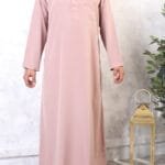 qamis saoudien taupe 181 manches longues (Sa Mao 181)