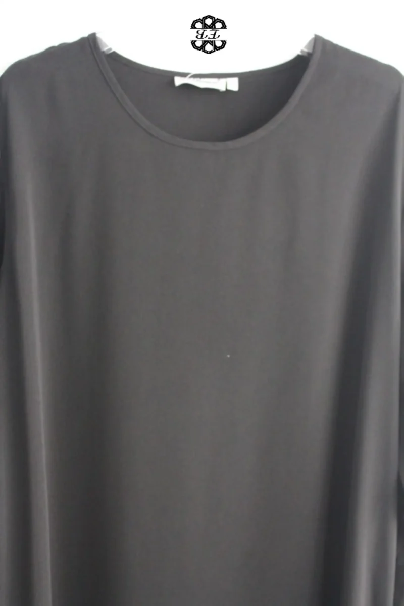 abaya wool peach Sira e noir 4 abaya wool peach El Bassira Sira e noir 4.