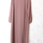 Abaya droite brun calabre caviary El Bassira (He CAV 145)
