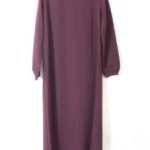 Abaya droite cachou koshibo El Bassira (He KOS 161)