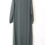 Abaya droite vert sapin caviary El Bassira (He CAV 55)