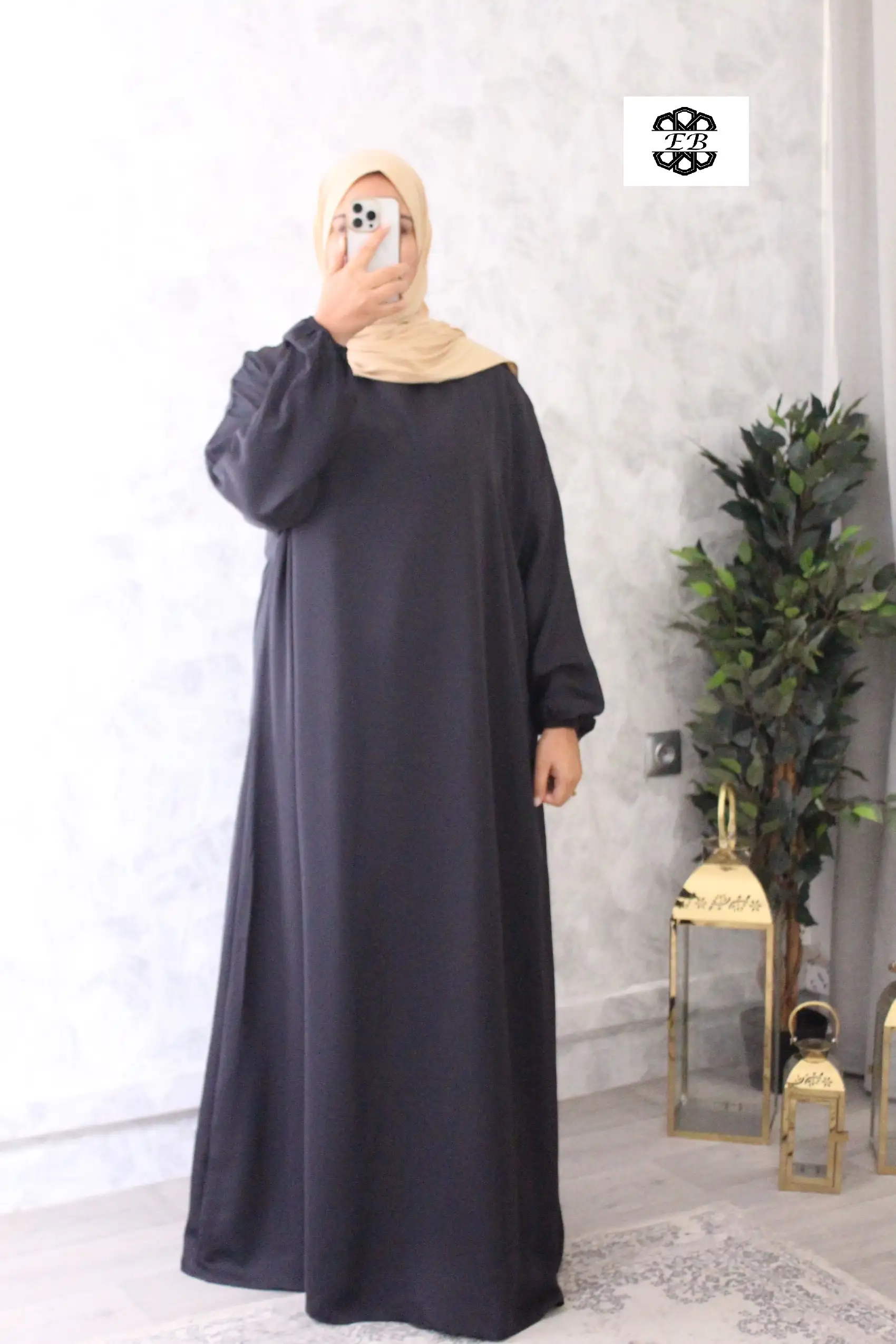 Abaya évasée oversize nida El Bassira Emma e (K Nida)