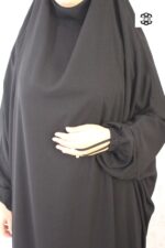 jilbab-2-pieces-sarouel-noir-wool-peach-el-bassira-A2s-WP-black (2)