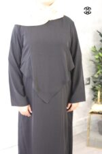 abaya-allaitement-cache-poitrine-coupe-droite-noir-wool-peach-El-Bassira-Hrb-WP-black (2)