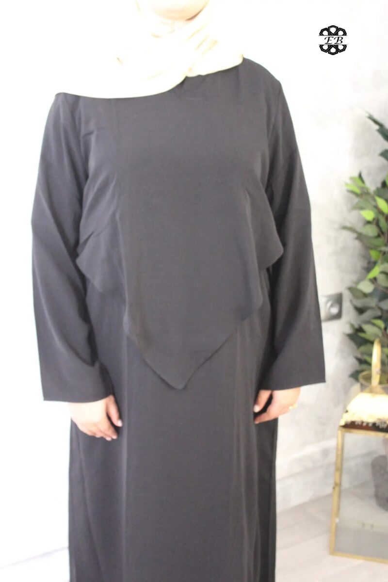 abaya-allaitement-cache-poitrine-coupe-droite-noir-wool-peach-El-Bassira-Hrb-WP-black (2)