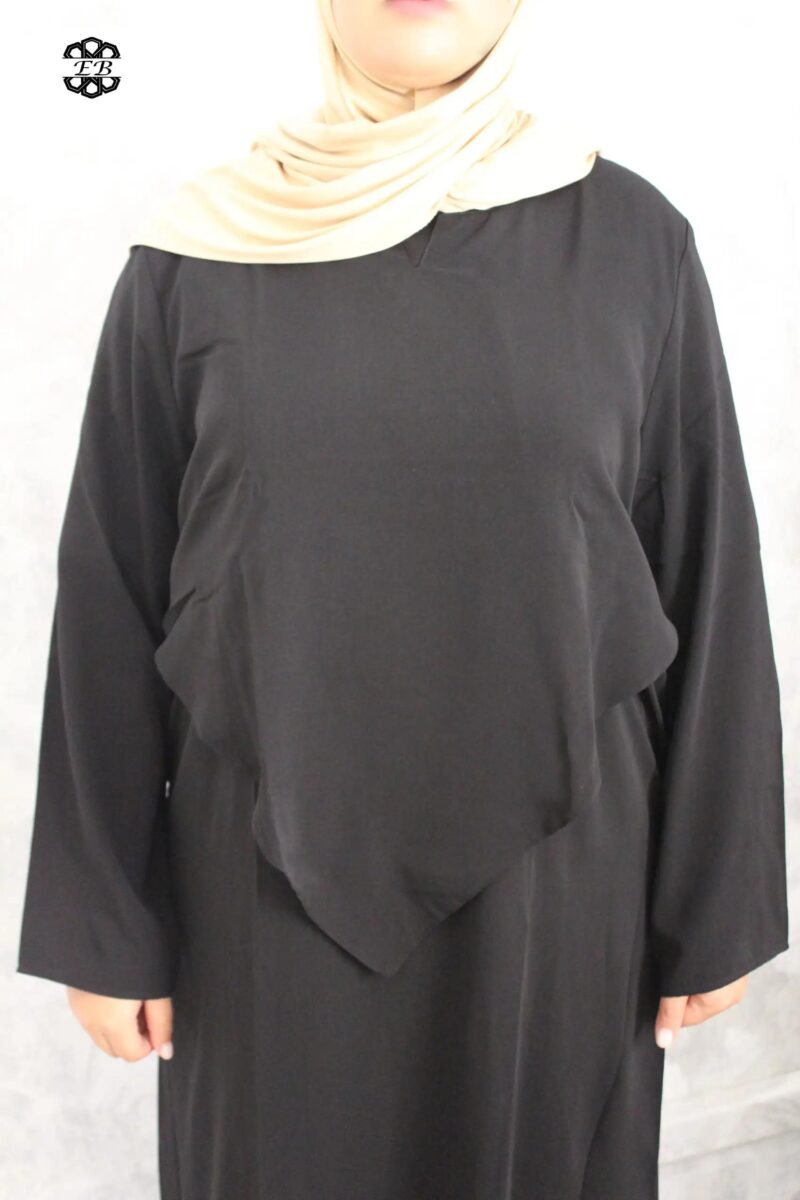 abaya-allaitement-cache-poitrine-coupe-droite-noir-wool-peach-El-Bassira-Hrb-WP-black (3)