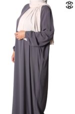 abaya droite extra large soie de médine boulevard El Bassira Numidia e boulevard (2)