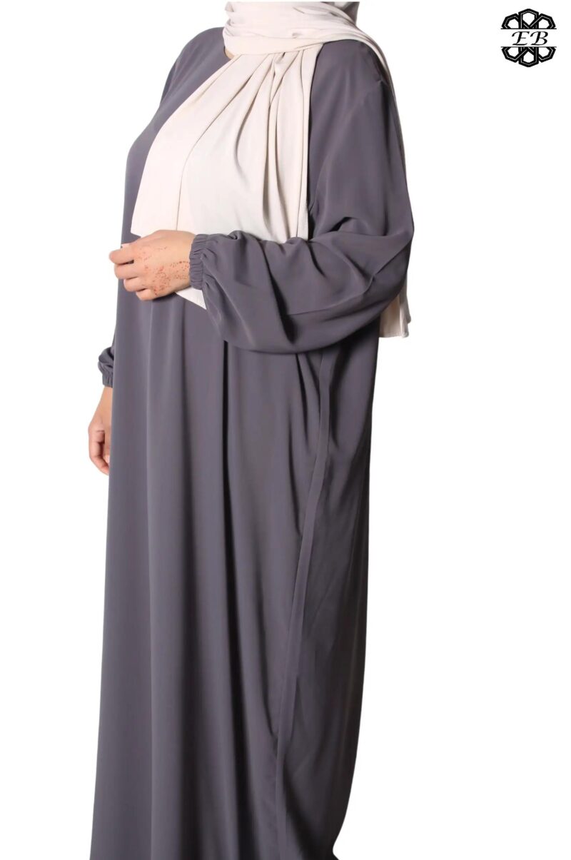 abaya droite extra large soie de médine boulevard El Bassira Numidia e boulevard (2)