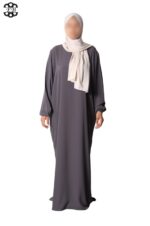 abaya droite extra large soie de médine boulevard El Bassira Numidia e boulevard (3)