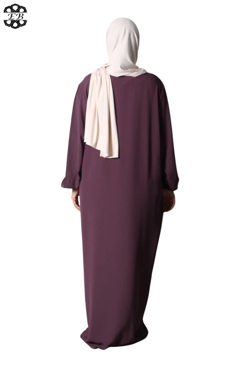 abaya droite extra large soie de médine fig El Bassira Numidia e fig (1)