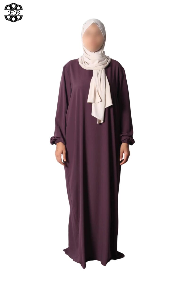 abaya droite extra large soie de médine fig El Bassira Numidia e fig (3)