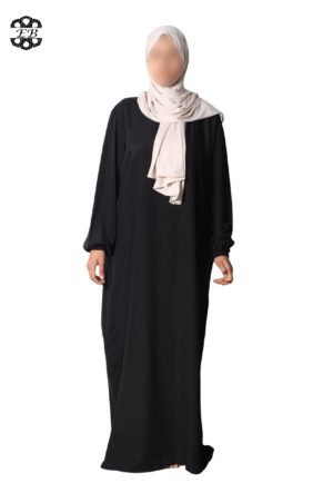 Abaya soie de médine droite extra large El Bassira (Numidia e SPH)