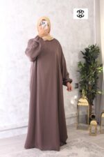 abaya-evasee-extra-large-manches-serrees-cacao-nida-Emma-e-El-Bassira-K-nida-12