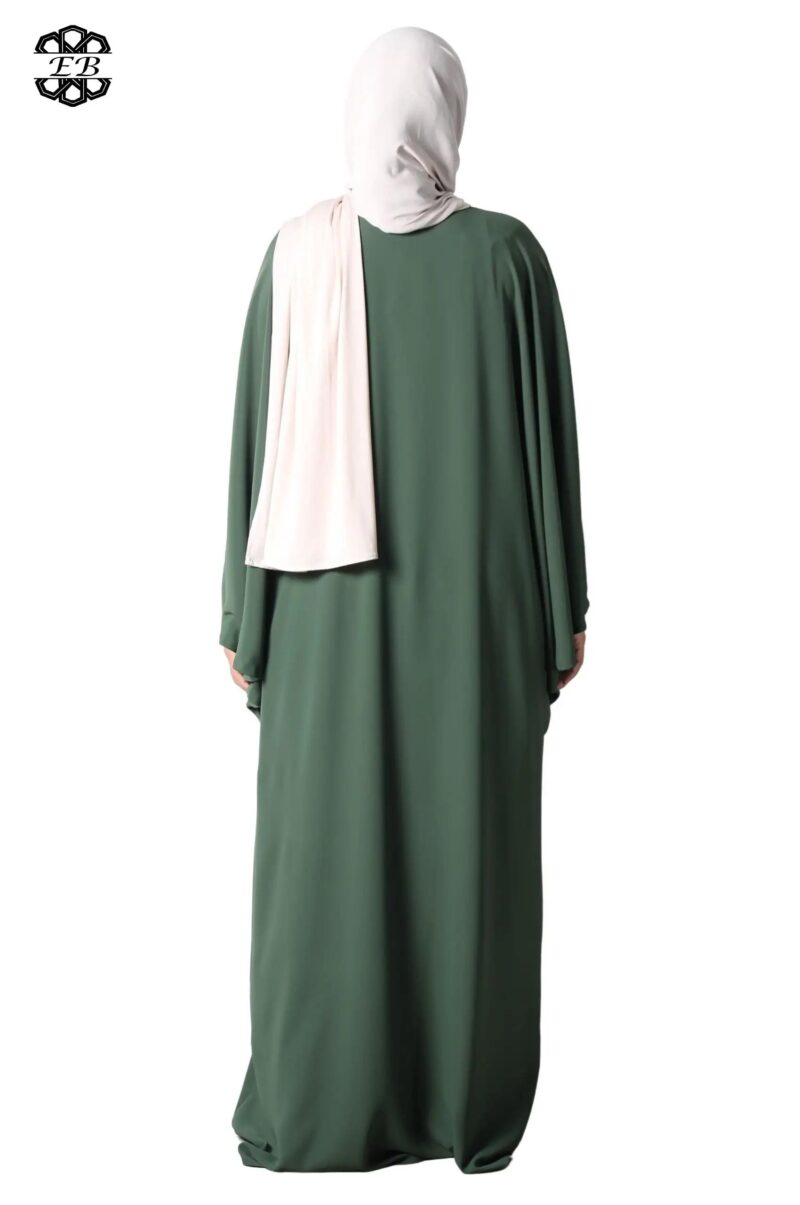 abaya papillon soie de médine black forest El Bassira Duna e black forest (6)