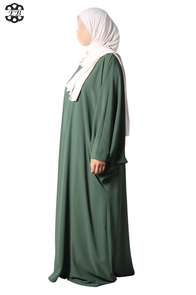 abaya papillon soie de médine black forest El Bassira Duna e black forest (8)