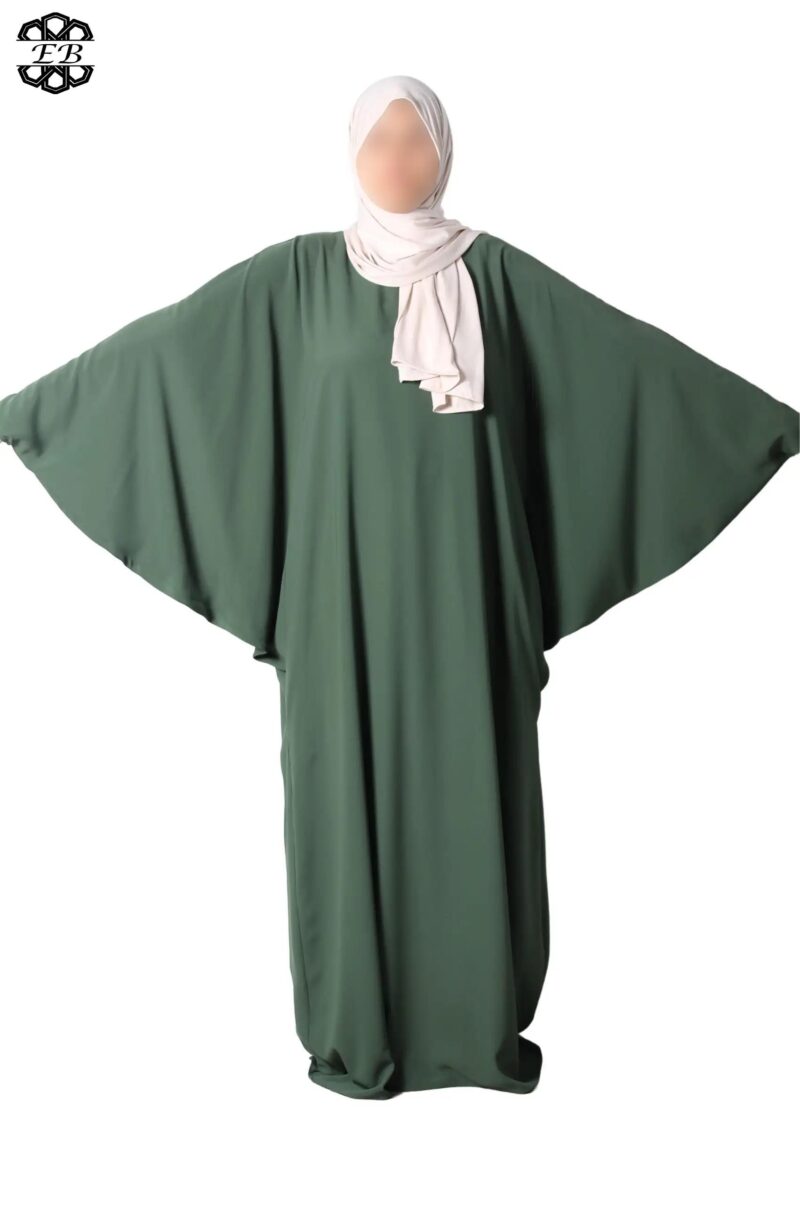 abaya papillon soie de médine black forest El Bassira Duna e black forest (9)
