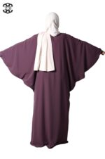 abaya papillon soie de médine fig El Bassira Duna e fig (1)