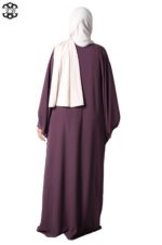 abaya papillon soie de médine fig El Bassira Duna e fig (3)