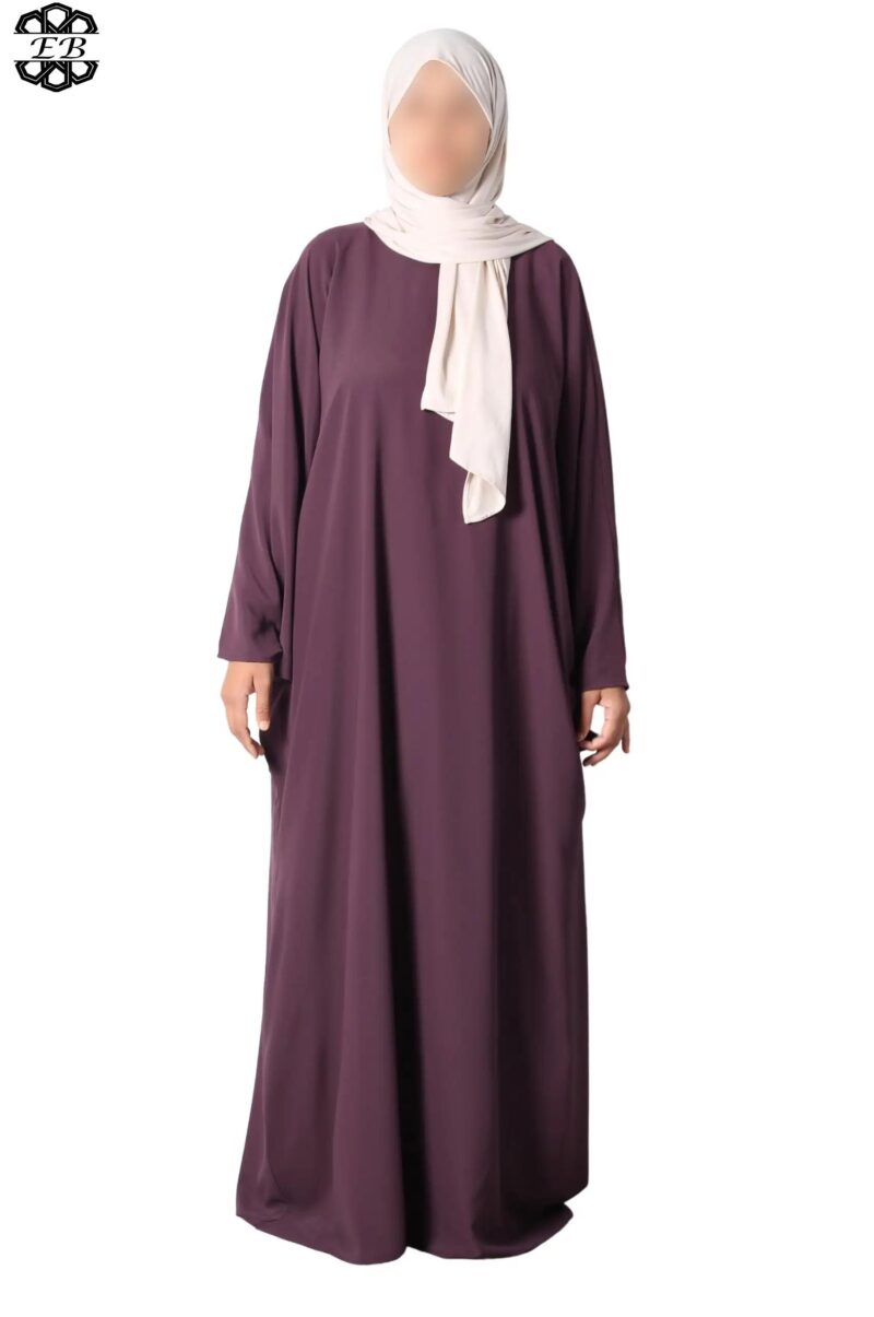 abaya papillon soie de médine fig El Bassira Duna e fig (4)