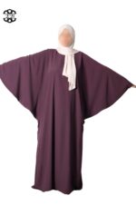 abaya papillon soie de médine fig El Bassira Duna e fig (5)