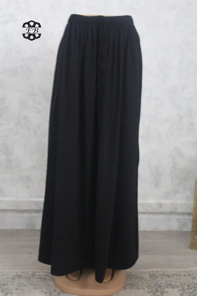 Jupe Longue Noire Femme Basler Taille XL - Doublée, Occasion Très Bon état, Style Droite