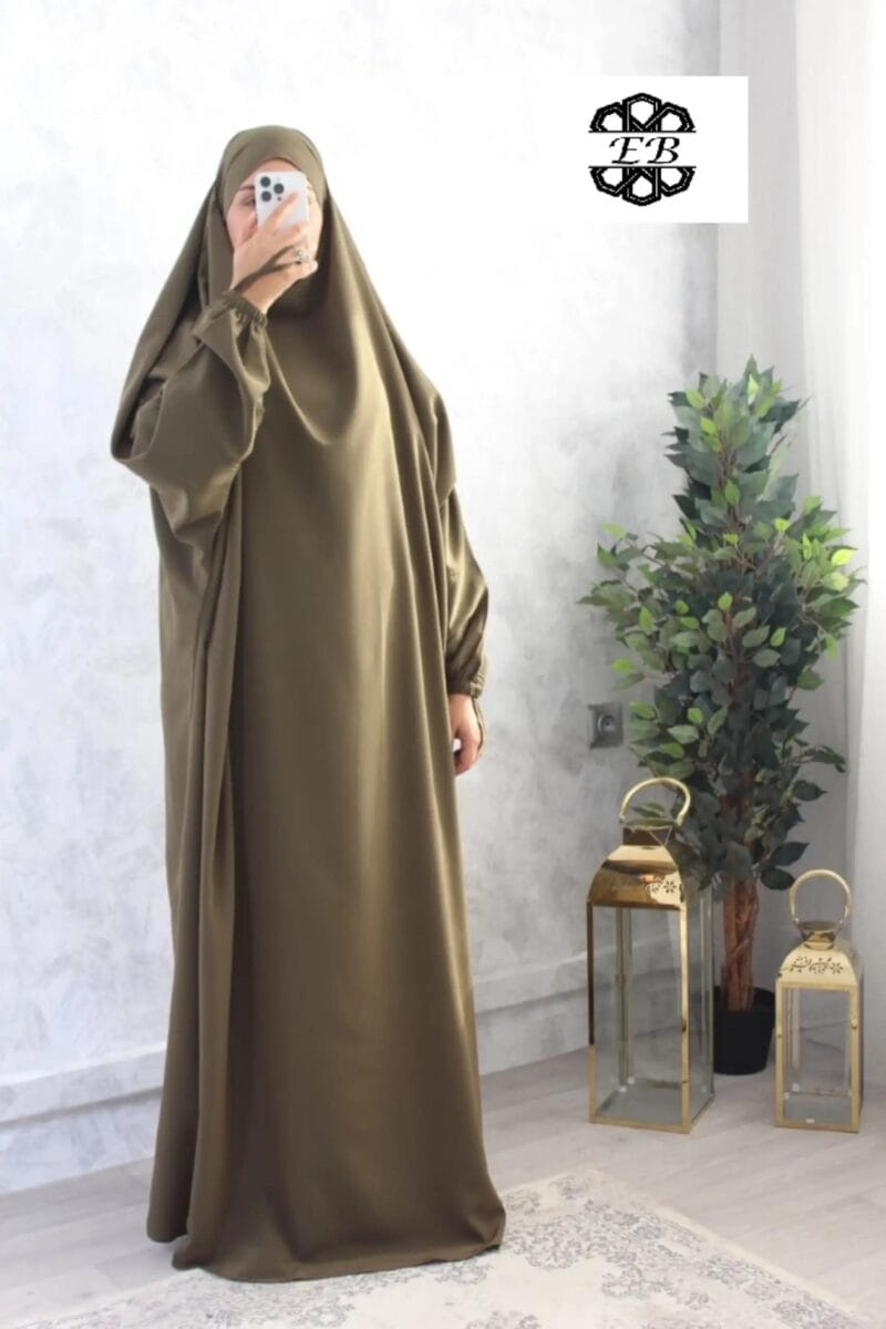 Jilbab 1 piece koshibo El Bassira green