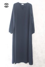 abaya-droite-manches-serrees-bleu-noir-charbon-wool-peach-el-bassira-he-wp-94
