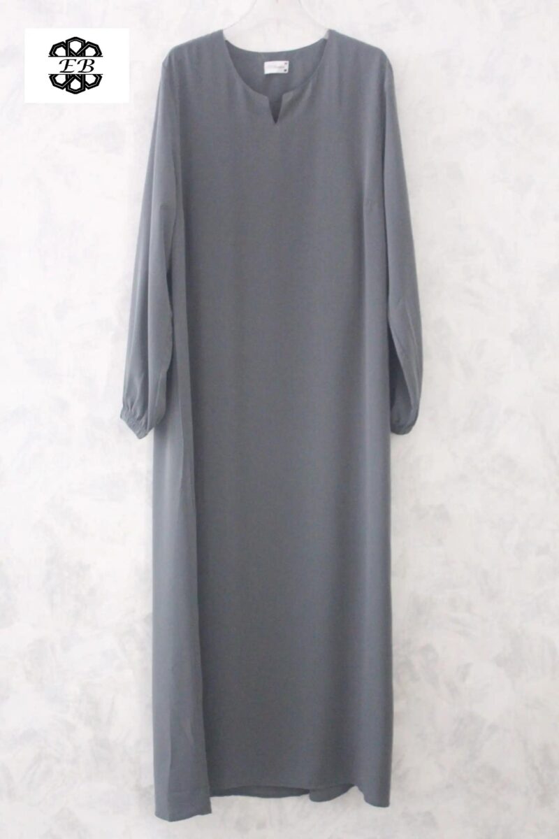 abaya-droite-manches-serrees-gris-plomb-wool-peach-el-bassira-he-wp-27