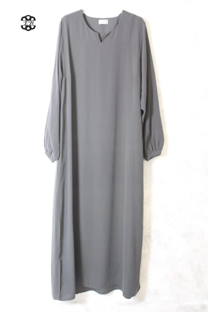 abaya-droite-manches-serrees-gris-wool-peach-el-bassira-he-wp-32