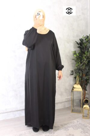 Abaya droite caviary El Bassira col split (He CAV)