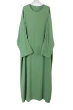 abaya droite jazz vert clair El Bassira NELIA 07