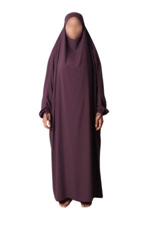 Jilbab Soie de Médine 1 pièce El Bassira (A1 SPH)