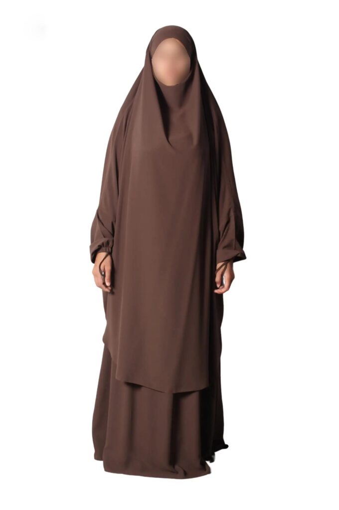 Tunique 2 Pièces Marron Clair Taille Unique - Occasion Très Bon état