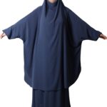 Jilbab 2 pièces jupe évasée Wool Peach El Bassira (A2j WP)