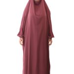 Jilbab 1 pièce Wool Peach El Bassira (A1 WP)