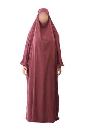 Jilbab 1 pièce Wool Peach El Bassira (A1 WP)