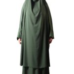 Jilbab Caviary 2 pièces jupe évasée El Bassira (A2j CAV)